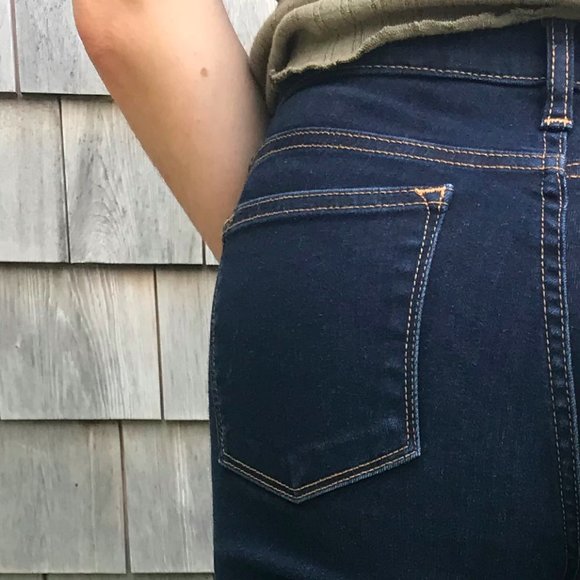 J CREW 26/30 Dark Denim Stretch Skinny Jeans - Picture 3 of 5